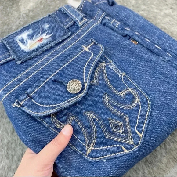 MEK Denim Chicago Low Rise Bootcut Jeans - Picture 8 of 13